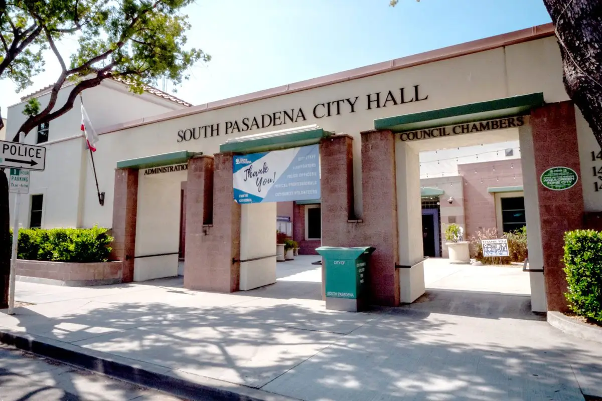 South Pasadena City Hall and Council Chambers representing local South Pasadena homes and condos.