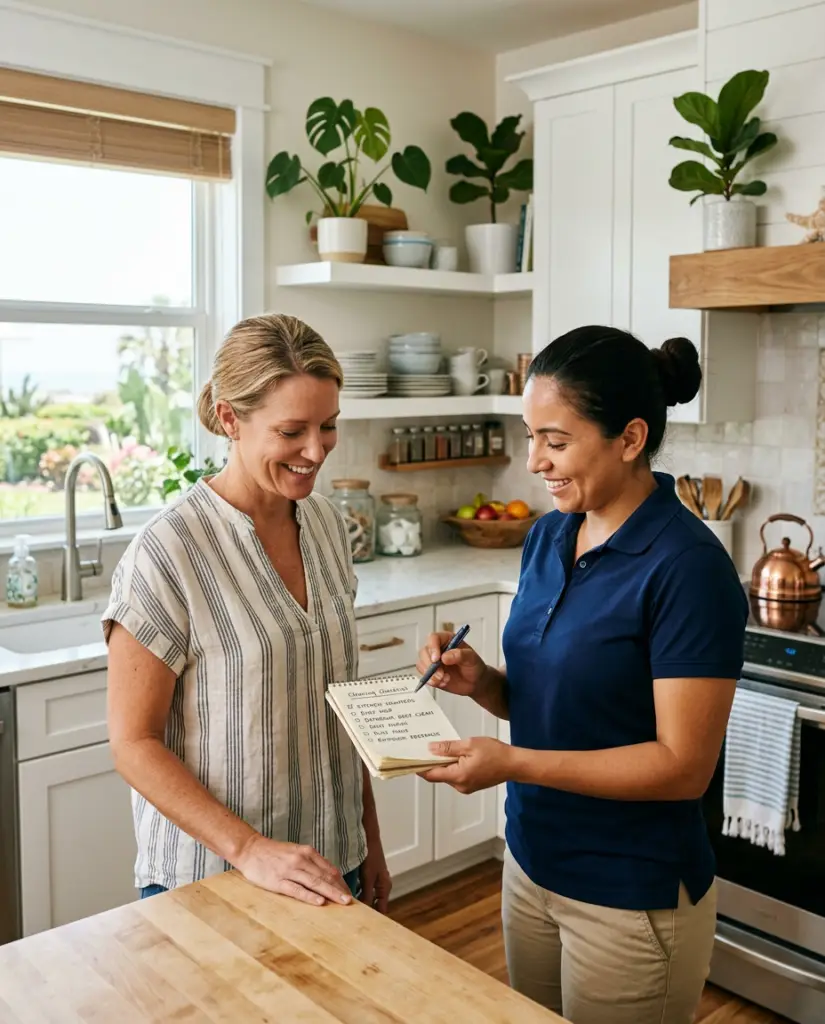 Home cleaning consultation in St Petersburg
