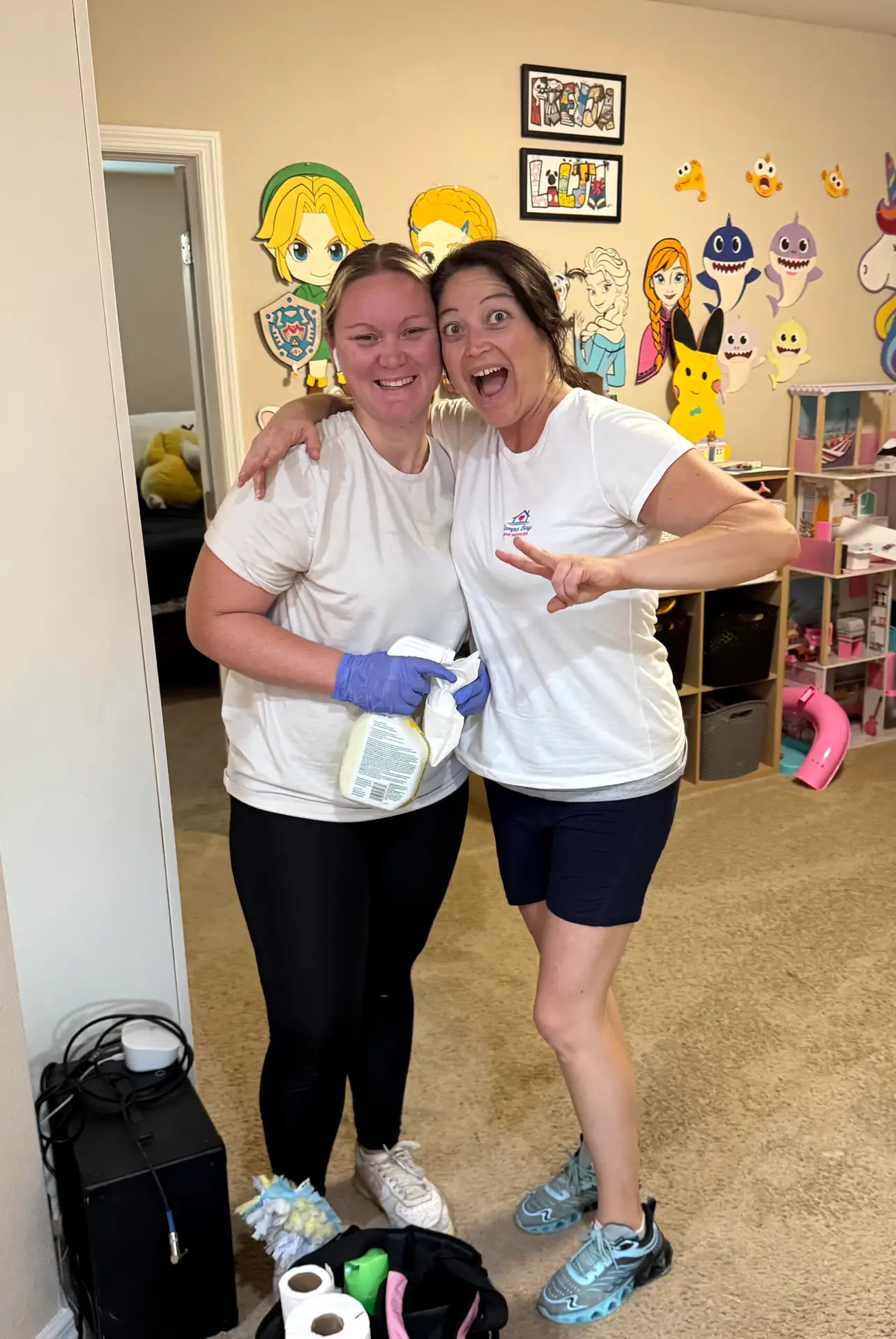 Tampa Bay cleaning team members smiling